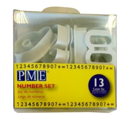 PME Uitstekerset Cijfers set/13* Cijfer En Letter Stekers