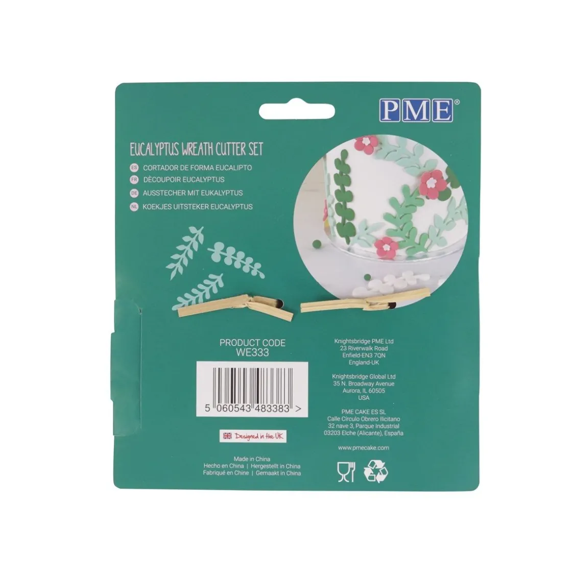 PME Uitstekerset Kerstkrans Set/3* Bloem En Blad Stekers