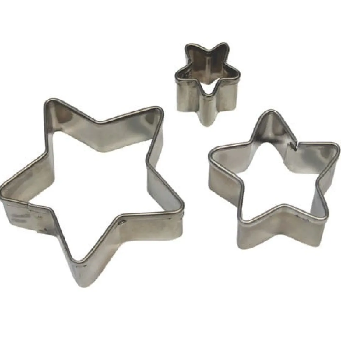 PME Uitstekerset Ster metaal set/3* Figuur Stekers