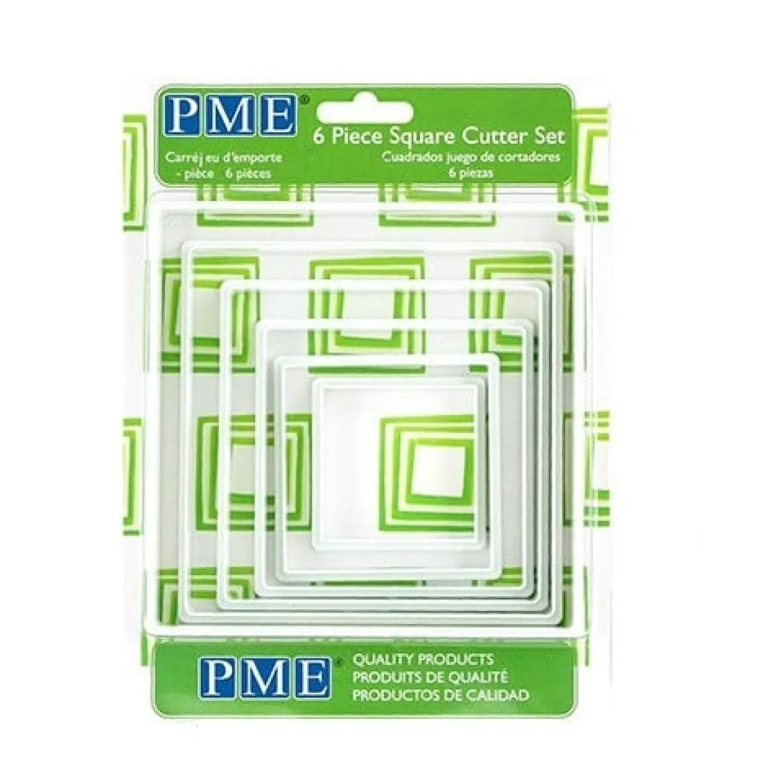 PME Uitstekerset Vierkant set/6* Figuur Stekers