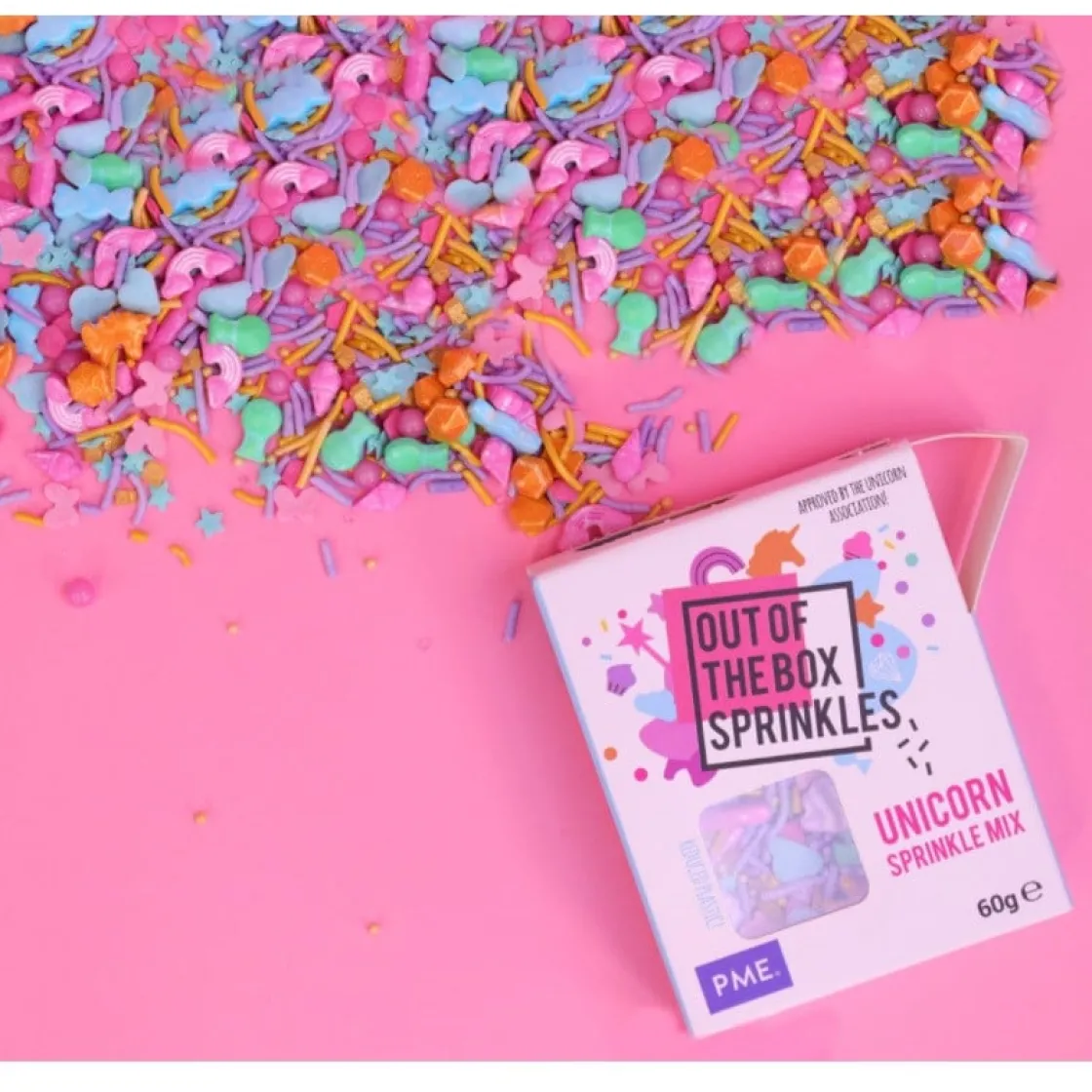 PME Unicorn Sprinkle Mix (Out of the Box) 60g* Eetbare Strooisels
