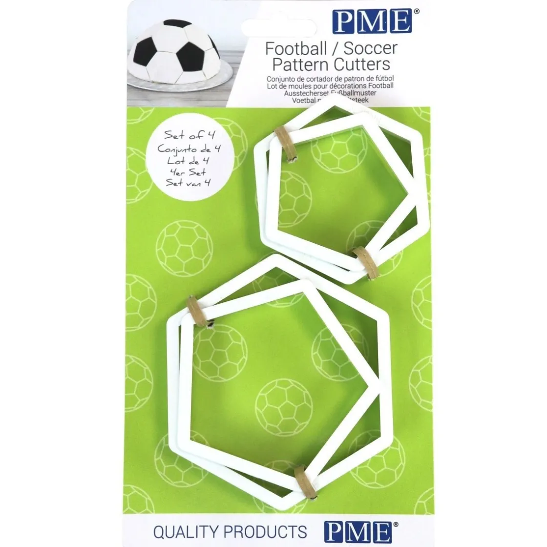 PME Voetbal Patroon Uitsteker* Figuur Stekers