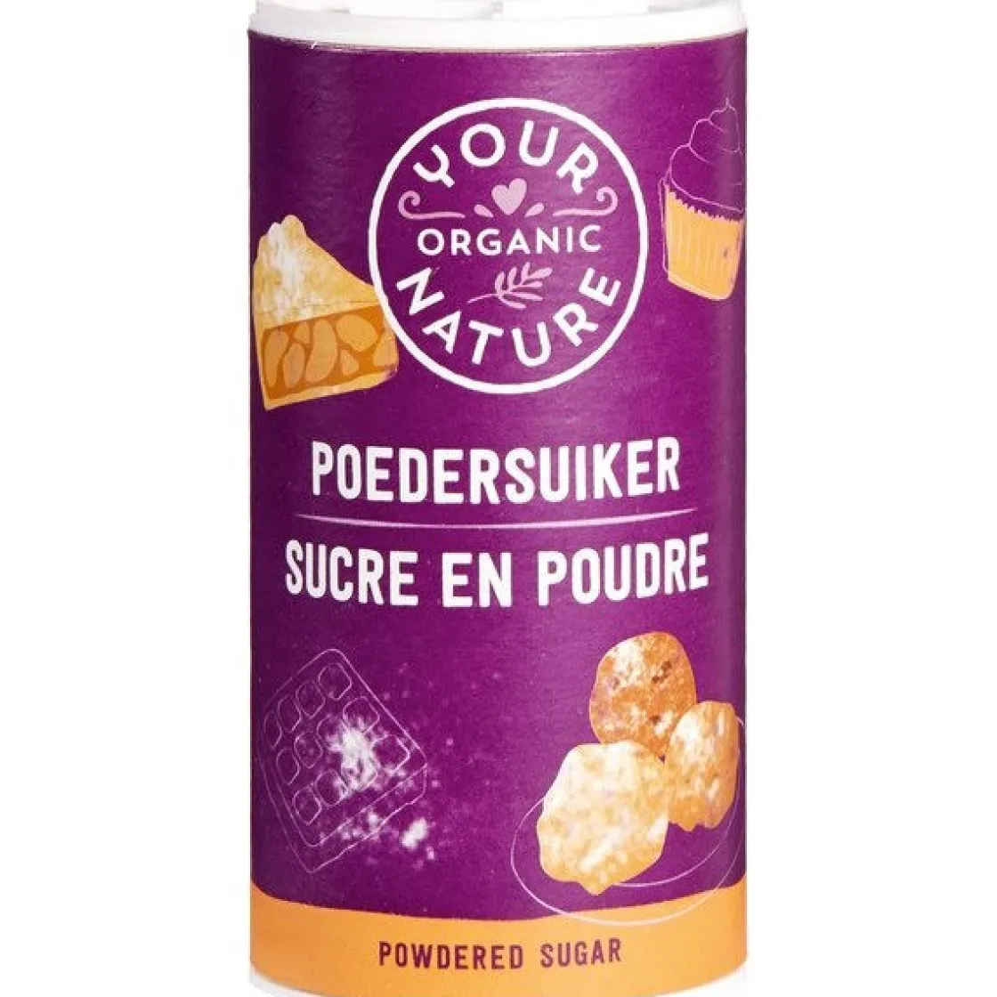 Your Organic Nature Poedersuiker Biologisch 125g* Suiker En Zout