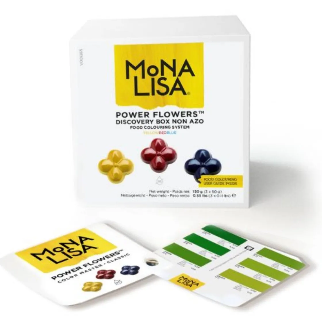 Power Flowers Classic Pakket 3x50g* Chocolade Kleurstoffen|Chocolade Kleurstoffen