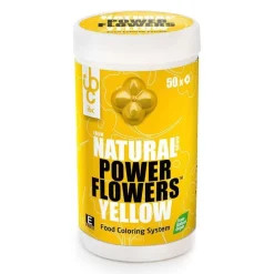 Power Flowers Natural Origin Geel 50gr* Chocolade Kleurstoffen|Chocolade Kleurstoffen