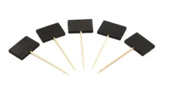 Overig Prikker met Zwart Krijtbordje 100st.* Ijsprikkers|Prikkers En Ringen