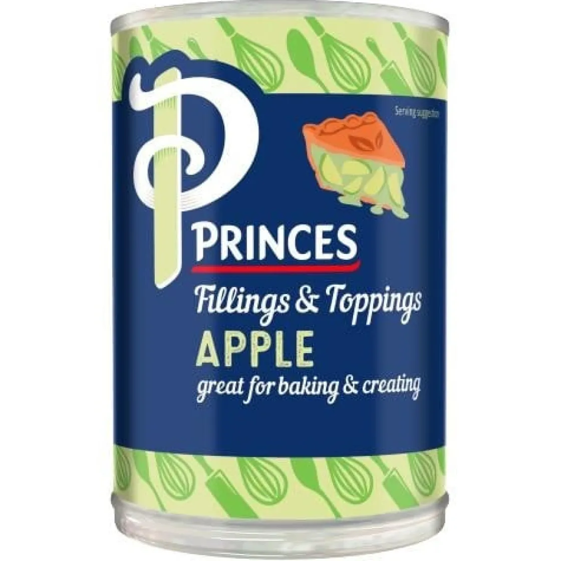 Princes Taartvulling & Topping Appel 395gr.* Fruit En Vanille|Fruitvullingen