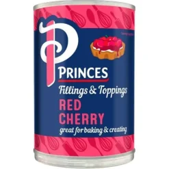 Princes Taartvulling & Topping Rode Kers 410gr.* Fruit En Vanille|Fruitvullingen