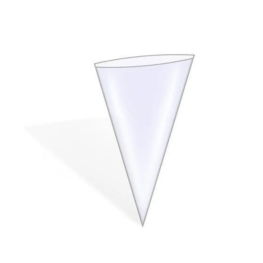 Overig Puntzak 180 x 370mm 1000st.* Chocolade Verpakkingen|Zakken