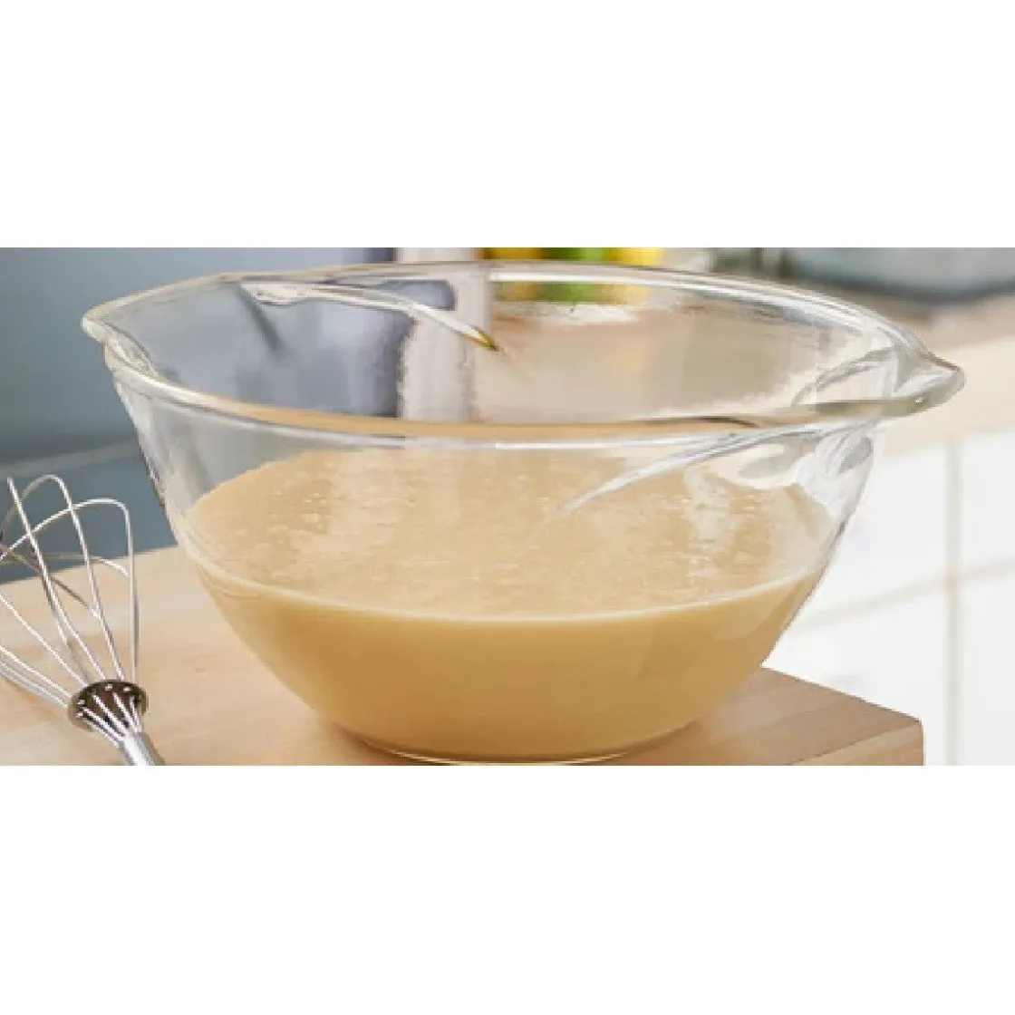 Pyrex Beslagkom Glas Vintage 2,8L (28x23x11cm)* Beslagkommen