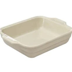Pyrex Ceramic Creation Ovenschaal Rechthoek Beige 29x22cm*** Pannen En Schalen