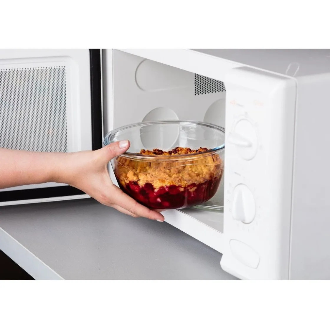 Pyrex Cook & Go Ovenschalen met Deksel Rond 0,7L/1,6L Set/2* Pannen En Schalen