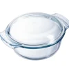 Pyrex 4-in-1 Ovenschaal Rond met Deksel 24x20x11cm* Pannen En Schalen