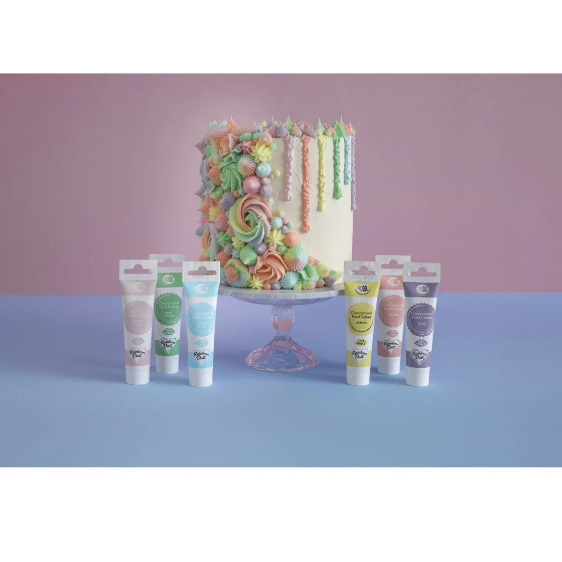 Rainbow Dust RD Kleurstof ProGel Pastel Multipack Set/6* Gel Kleurstoffen