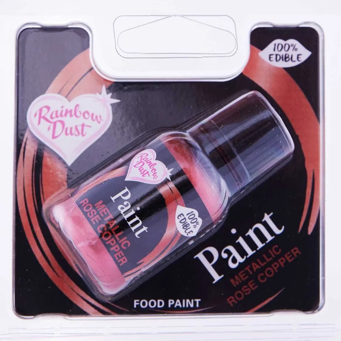 Rainbow Dust RD Metallic Food Paint Rose Copper 25ml* Foodpaint