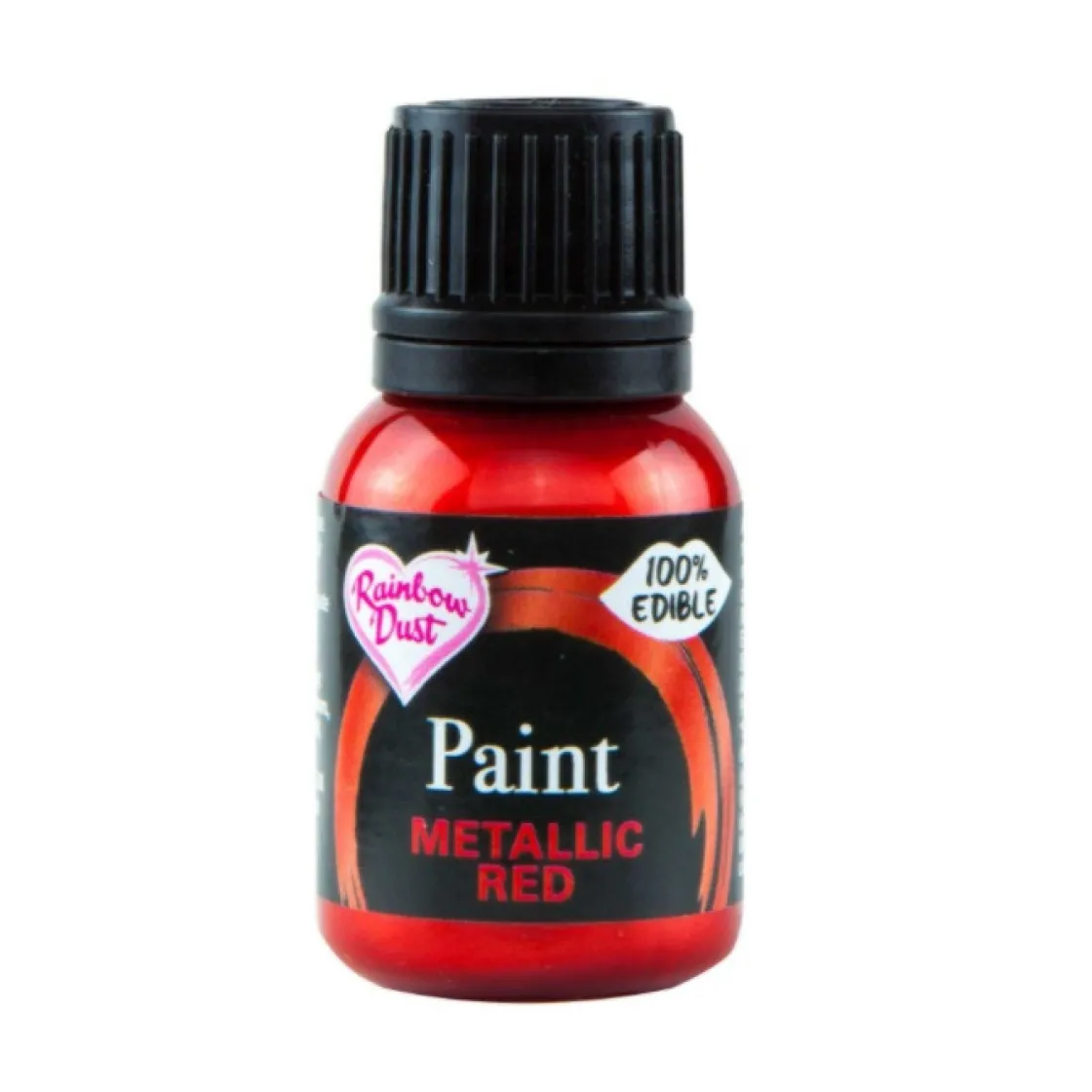 Rainbow Dust RD Metallic Food Paint Ruby Red 25ml* Foodpaint