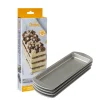 Decora Rechthoekige Bakvorm Lagen Cake 25,5x10,5x2(h)cm 4st.* Rechthoekige Bakvormen