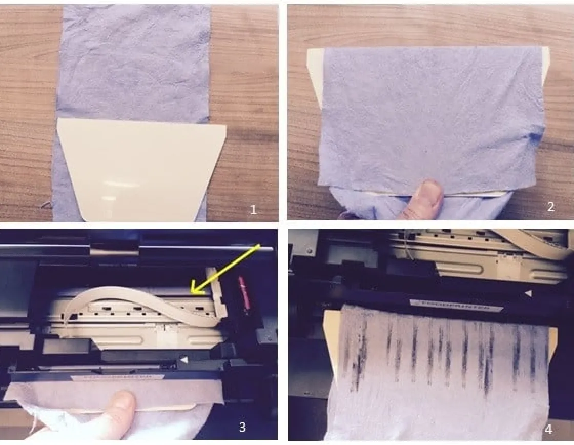 Reinigingsset voor transportwieltjes van de printer* Foodprinters