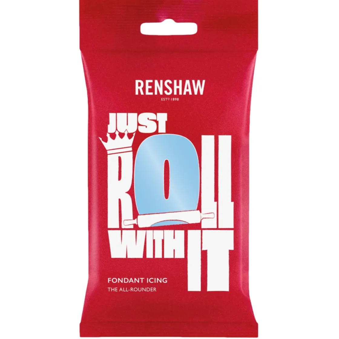 Renshaw Rolfondant Baby Blauw 250g* Rolfondant