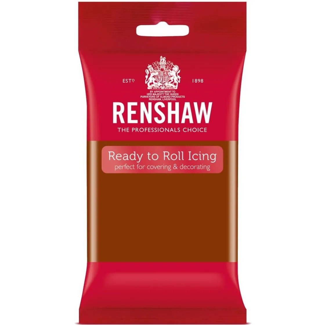 Renshaw Rolfondant Donker Bruin 250g* Rolfondant