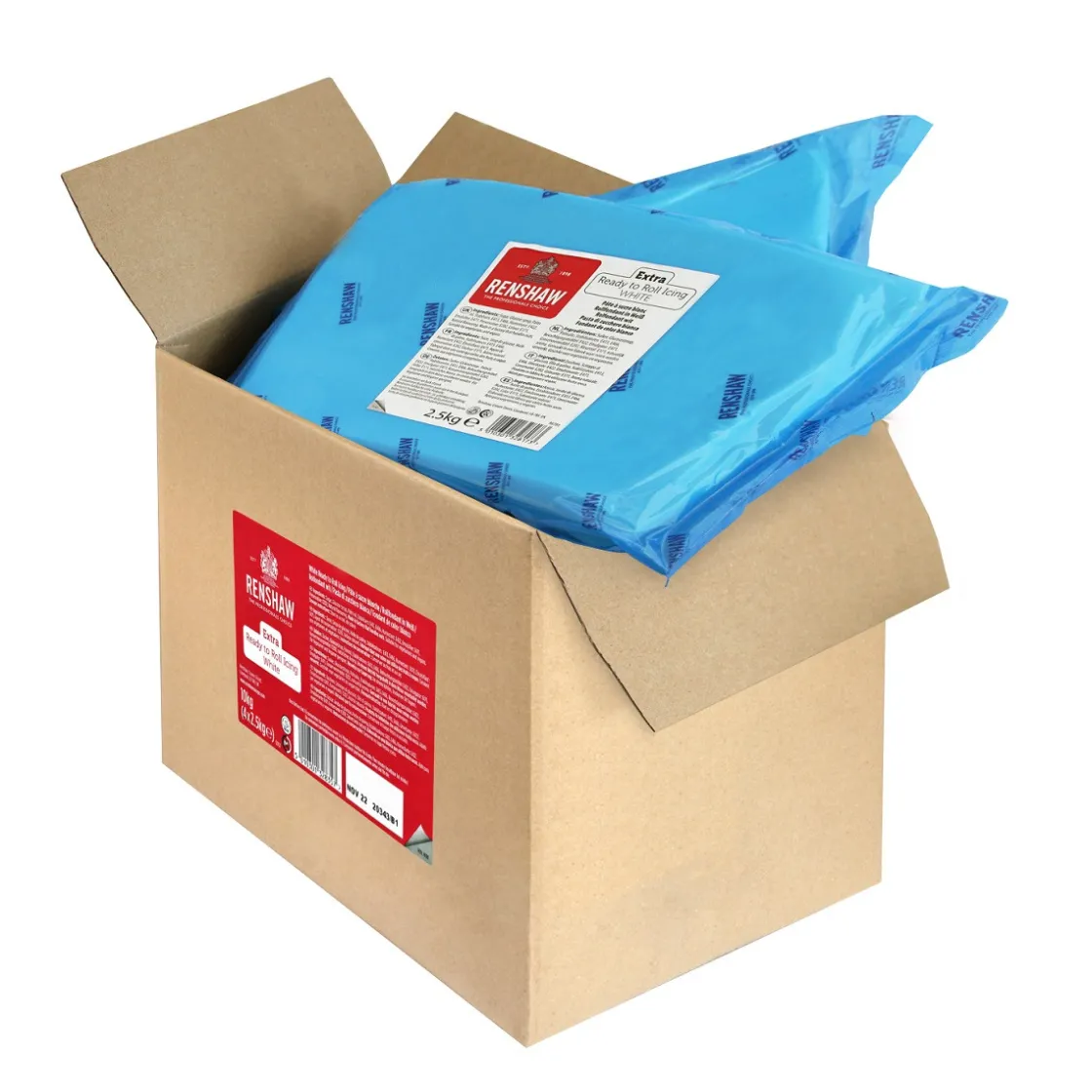 Renshaw Rolfondant Extra 10kg Wit* Rolfondant