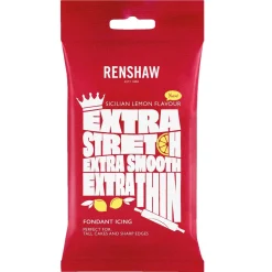 Renshaw Rolfondant Extra 1kg Wit Citroensmaak* Rolfondant