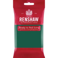 Renshaw Rolfondant Smaragd Groen 250g* Rolfondant