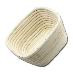 Overig Rijsmandje Riet Vierkant 18x18cm (500 tot 750 gram deeg)* Rijsmandjes