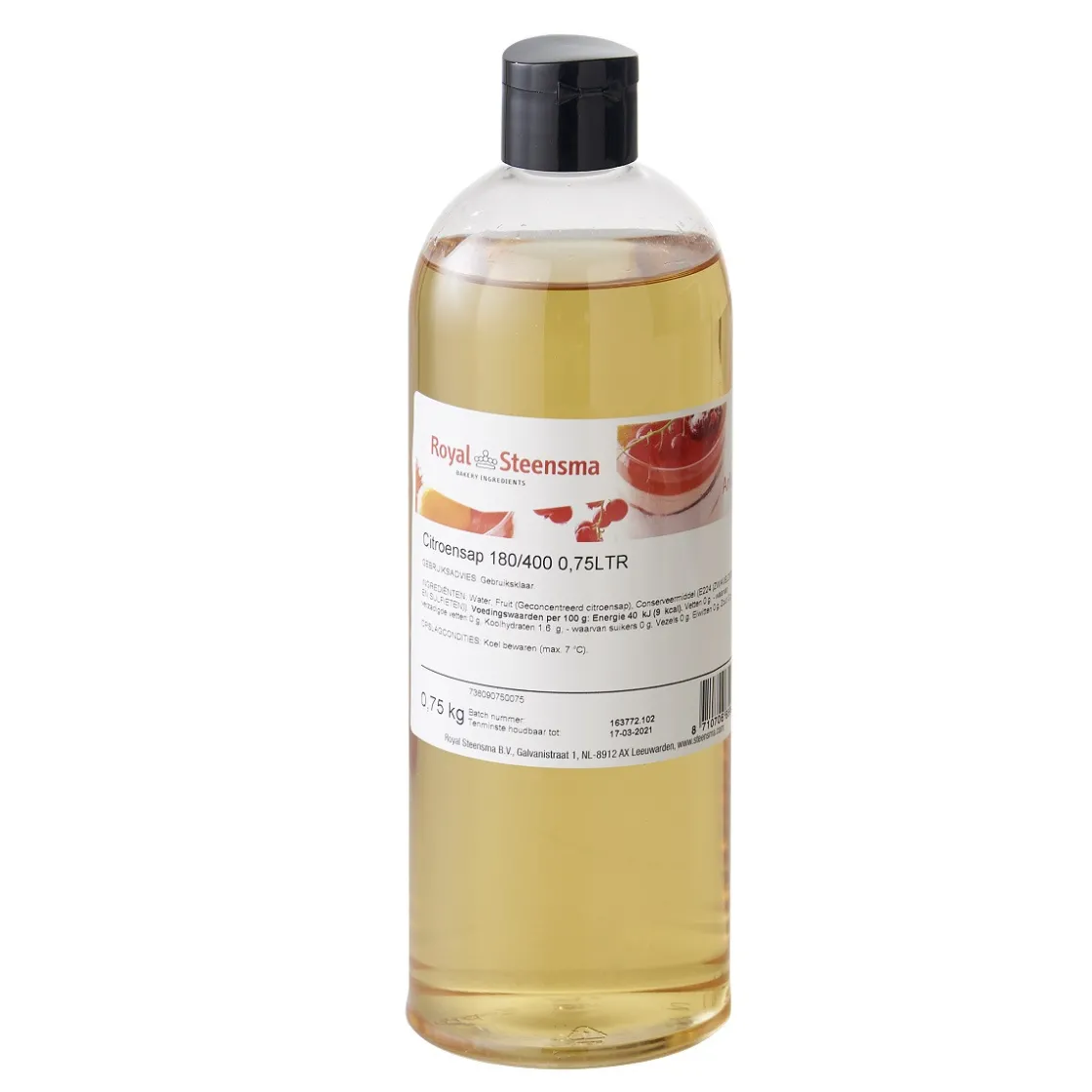 Royal Steensma Citroensap 750ml* Smaakstoffen