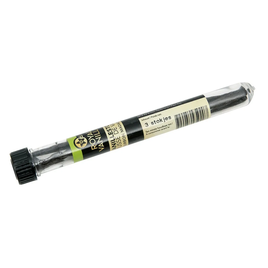 Royal Vanilla Royal Vanillestokjes Bourbon Biologisch 3st. (ca. 9gr)* Fruit En Vanille|Smaakstoffen