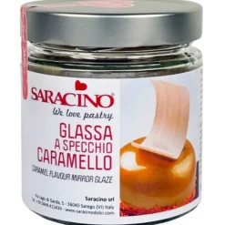 Saracino Mirror Glaze Caramel 350g* Afdekgelei