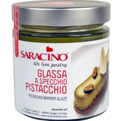 Saracino Mirror Glaze Pistache 350g* Afdekgelei