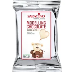 Saracino Modelleer Chocolade Wit 250g* Chocolade