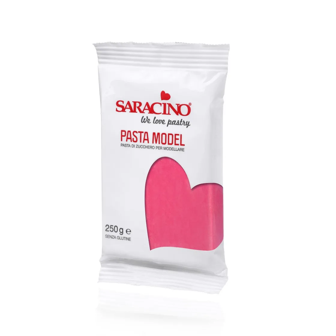 Saracino Modelling Paste Fuchsia Roze 250g* Modelleerfondant