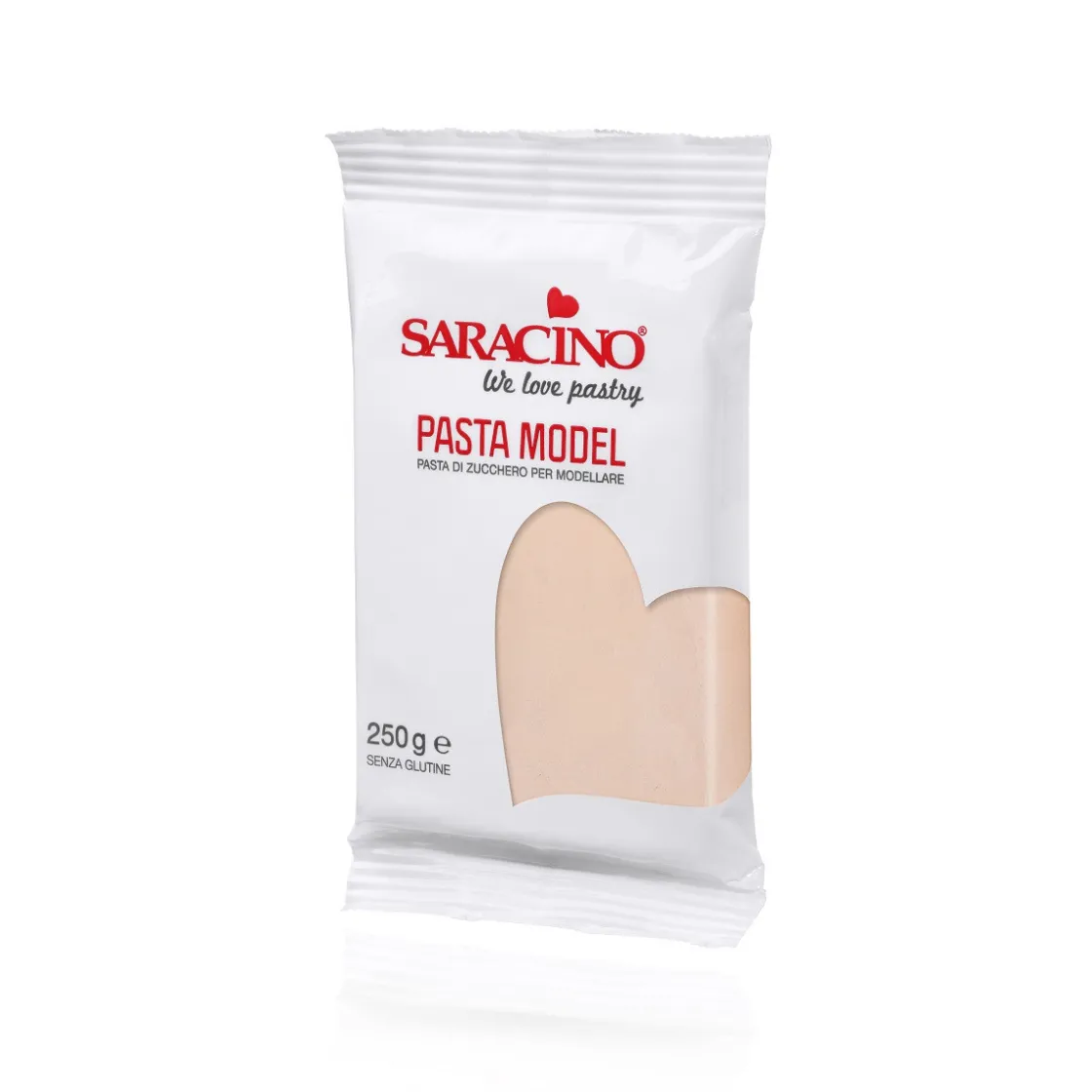 Saracino Modelling Paste Beige 250g* Modelleerfondant