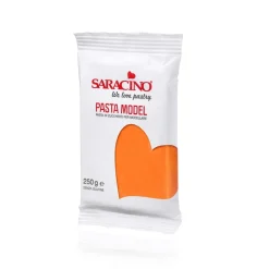 Saracino Modelling Paste Oranje 250g* Modelleerfondant