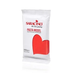 Saracino Modelling Paste Rood 250g* Modelleerfondant