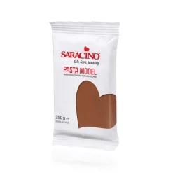 Saracino Modelling Paste Bruin 250g* Modelleerfondant
