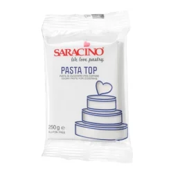 Saracino Rolfondant Wit (Top Paste) 250g* Rolfondant