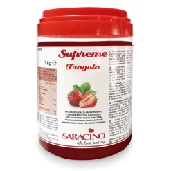 Saracino Smaakpasta Aardbei 1kg* Smaakpasta|Smaakstoffen