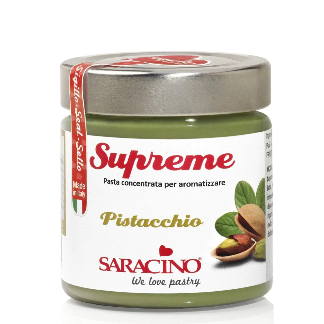 Saracino Smaakpasta Pistache 100% 200g* Smaakpasta|Smaakstoffen