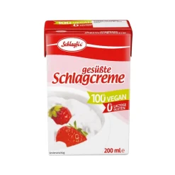 Schlagfix Plantaardige Slagroom Gezoet 200ml* Slagroom En Melkpoeders|Roompoeders