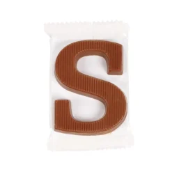Overig Schoenletter -Letter S- 40g* Snoepgoed|Chocolade Decoraties