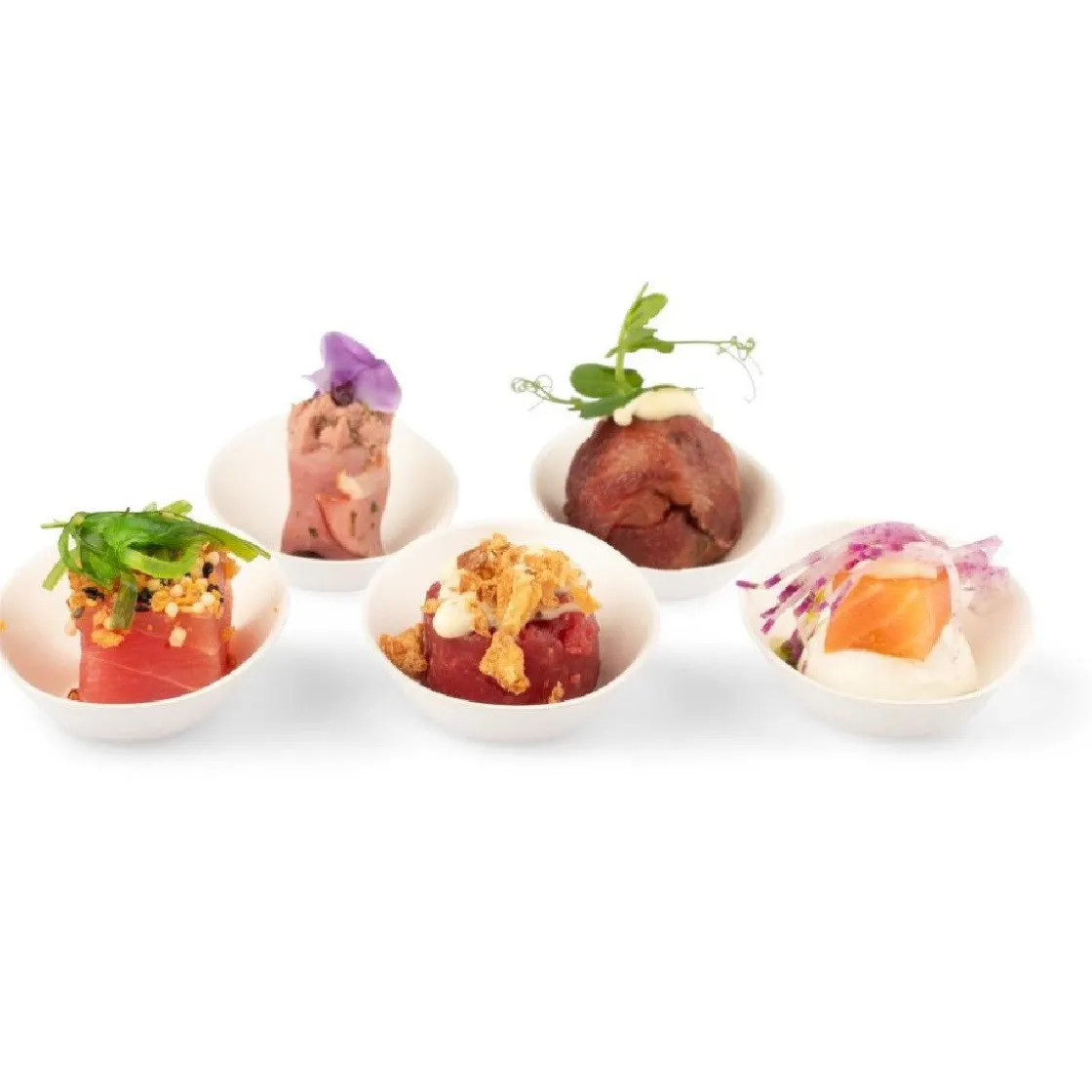 Overig Senza Suikerriet Tipje Ovaal Schuin 8x5x1,2/2,7cm 40st.* Taartkartons En Randen