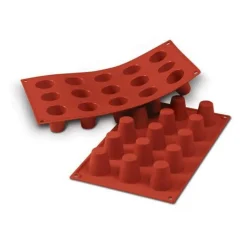 Silikomart Siliconen Bakvorm Baba Klein Ø35h38mm (15)* Ijs En Dessert Vormen|Bakvormen Siliconen