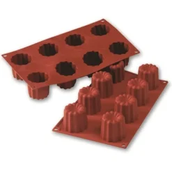 Siliconen Bakvorm Canele Ø55h50mm (8)* Ijs En Dessert Vormen|Bakvormen Siliconen