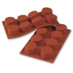 Martellato Siliconen Bakvorm Cylinder Ø60h35mm (8)* Ijs En Dessert Vormen|Bakvormen Siliconen