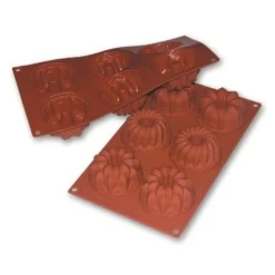 Martellato Siliconen Bakvorm Fantasie Ø75h40mm (6)* Ijs En Dessert Vormen|Bakvormen Siliconen