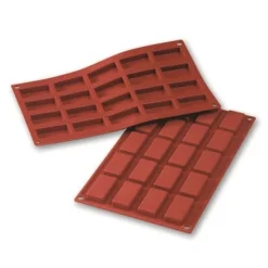 Siliconen Bakvorm Finanziere Mini 49x26x11mm (20)* Ijs En Dessert Vormen|Bakvormen Siliconen