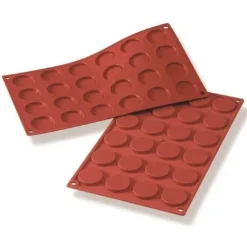 Martellato Siliconen Bakvorm Florentine Mini Ø35h5mm (24)* Ijs En Dessert Vormen|Bakvormen Siliconen